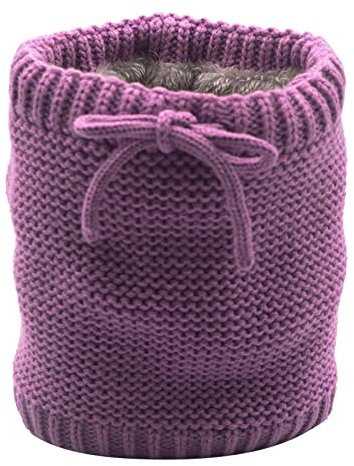 SUNMME Winter-Halswärmer für Herren und Damen, Ski-Hals-Leggings, Wollschal, dicker Windschal, Einheitsgröße, Frosch-Halstuch (lila, Einheitsgröße)