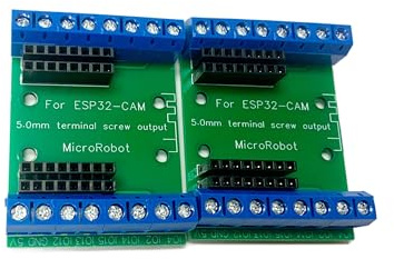2pcs ESP32-Cam Terminal Breakout Board 16 Pins GPIO Expansion Board Compatible for ESP32-Cam