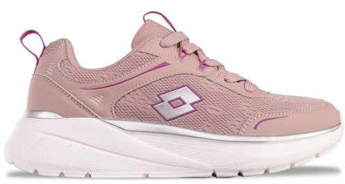 Lotto EXERTIV Unisex Sneaker, Dk.Rose/Lilac, 36 EU, Dk Rose Lilac, 36 EU