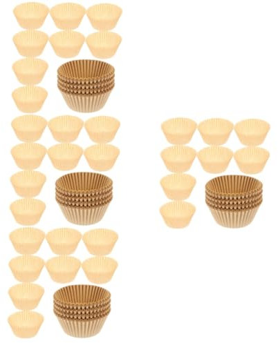 PRETYZOOM 400pcs Disposible Paper Cake Baking Cups Cupcake Wrappers Ice Cups Baking Supplies