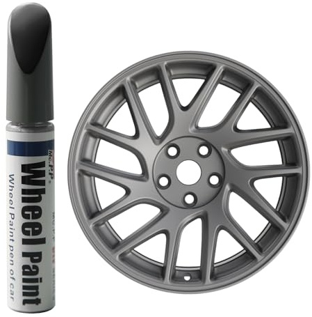 Ywooon Felgen Ausbesserungslack für Model 3 2024+ Hinten/LR Photon Rad 18 | Felgen Ausbesserungslack, Kratzer Reparieren, Felgenlack Randstein Lackstift für Tesla, Felgen Reparatur, Phantom Metallic