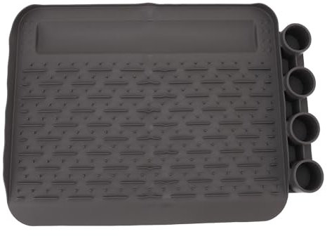 Wasserauffangmatte aus Silikon, Große Futternapfmatte für Haustiere Unter Dem Stand- und Nass-Trocken-Staubsauger, Ideal für Schlafzimmer, Küchen, Wohnzimmer, Unterhaltungsorte