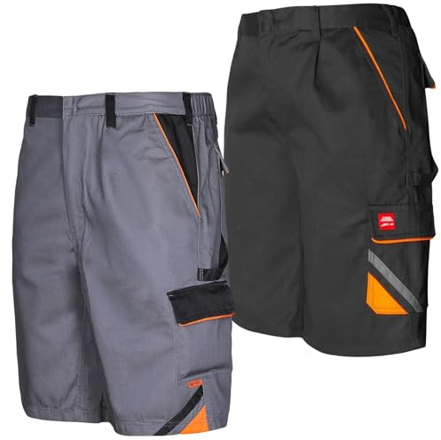 Art.Master Arbeitsshorts mit 6 Taschen und Stretchbund - Arbeitskleidung Männer robuste Kurze Hose Herren - Berufskleidung für Handwerk BAU Garten Industrie Lager Montage Azubis Hobby Kfz Werkstatt