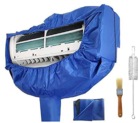 Housse de Nettoyage pour climatiseur, Housse de Nettoyage pour climatiseur, kit de Nettoyage Mural pour climatiseur, Sac de Protection Anti-poussière, Sac de Lavage pour climatiseur étanche