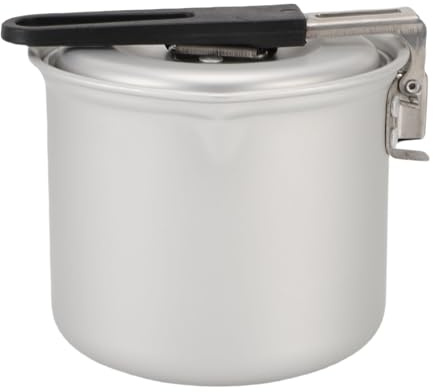 Fyearfly Pot à lait portable en aluminium à chauffage rapide, design pliable pour la cuisine en plein air, la randonnée, la randonnée