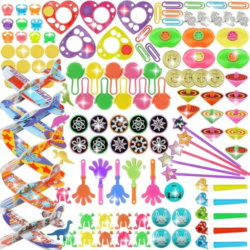 Confezione Regalini da Festa per Bambini, Giocattoli Gadget Festa Compleanno,Favors Borse Filler Riempitivi di Pinata Giocattoli per Bambini, Gadget Carnevale,per Classe Premi Compleanno Festa RegaloA