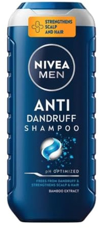 NIVEA MEN Anti-dandruff Power Shampoo Enriched with Bamboo Extract, Strengthens Hair and Fights Dandruff with Its Active SystemFormula, ger daglig närande vård 250 ml (set med 6)