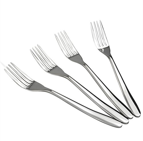 Yarebest 12 Pieces Dinner Table Forks Set, Stainless Steel Cutlery Forks