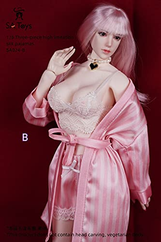 OBEST 1/6 Costume de Poupée,Robe et Short de Soutien Gorge Set de 3 pour Femme Action Doll par TBleague (SA024B)