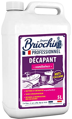 Briochin professionnel - Décapant sanitaire Briochin Pro 5L - Avec un flacon pulvérisateur vide