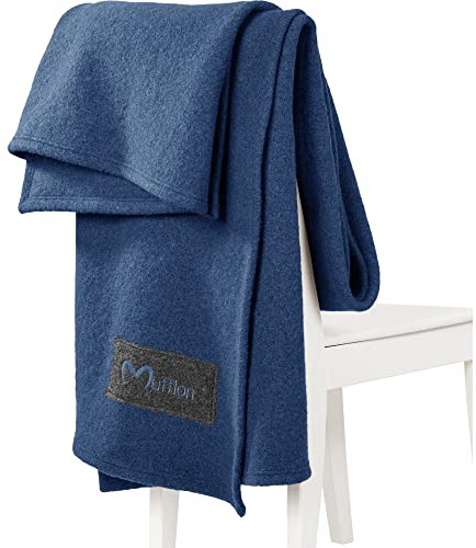 Mufflon W300 Mu-Plaid I Atlantic 200 x 140 cm