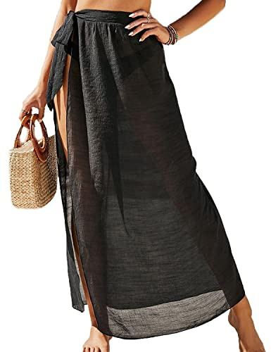 TBSCWYF Donna Sarong Pareo da Spiaggia Mare, Nappa Gonna Abito Bikini, Coprire Multiuso Beach Wrap Copricostumi Estate Cover Up