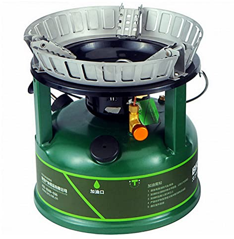 YYUINU Cuisinière À Mazout, Adaptée À L'essence/Diesel/Alcool, Four À Brûleur De Pique-Nique De Camping, pour La Randonnée en Plein Air 2-5 Personnes,E