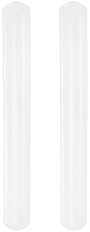 sourcing map 2pcs Fondant Rolling Pin 9 Inch x 0.98 Inch PP Plastic Non-Stick Fondant Roller Dough Roller Kitchen Decorating Tools for Fondant Cookie Pastry Pizza Clay Dough