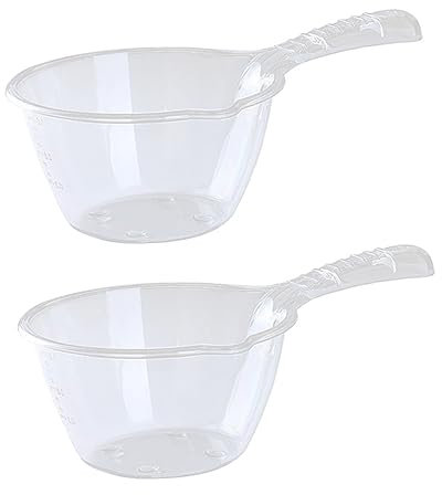 Lot De 2 Louches À Eau De Cuisine Transparentes À Poignée Pour Servir Des Plats Chauds Louches À Eau Avec Bec Verseur Cuillère À Eau Réutilisable Transparente Pour
