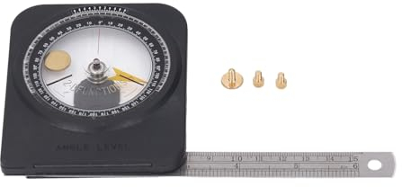 Magnetischer Winkelfinder, Magnetischer Winkelsucher, Neigungsmesser, Winkelmesser, Winkelmesser, Winkelneigungspegelmesser, Messwerkzeug Mit Abnehmbarem Edelstahl-Lineal Und Magnetischer Basis