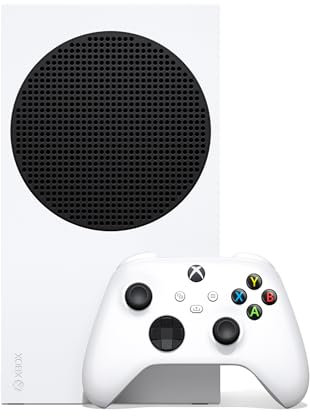Xbox Microsoft Series S, 512 GB SSD-Konsole, inklusive Wireless-Controller, bis zu 120 Bilder pro Sekunde, 10 GB RAM, 512 GB SSD, erleben Sie einen hohen Dynamikbereich, Velocity