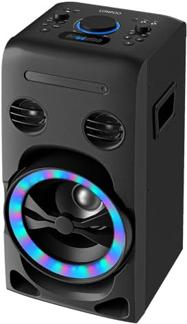 Stereoanlage Kompaktanlage Soundbox mit CD-Player, Bluetooth, UKW-Radio, USB/AUX-Eingang (LP-P10 CD)