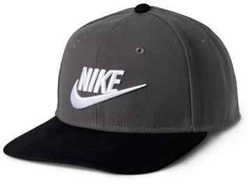 Nike Dri-Fit Pro Strukturierte Futura Cap, Iron Grey/Black/Black/White, FB5380-068, L/XL