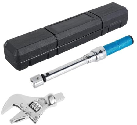 QNGMKBKTDZ Clé dynamométrique réglable numérique en Acier 5-25 NM 30mm en Acier clé dynamométrique à extrémité Ouverte clé dynamométrique Outil à Main for Voiture de vélo