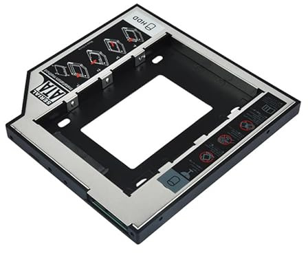 HOOLRZI Adattatore di Caddys degli HDD di rendimento elevato 9.5mm 12.7mm per i computer portatili con il processo facile dell'installazione