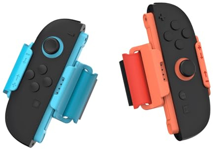 SHEAWA Adjustable Sport Wrist Band & Leg Strap Set for Switch 2 Joy-Con Controllers, Motion Control Accessories with Anti-Slip Design