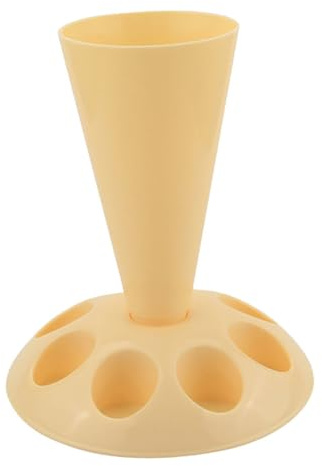 TOYANDONA Extra Large Pastry Bags and Piping Tips Organizer Bag Stand Holder for Cake Decorating Icing Storage Rack Suitable for Baking Tools with One Beige Holder