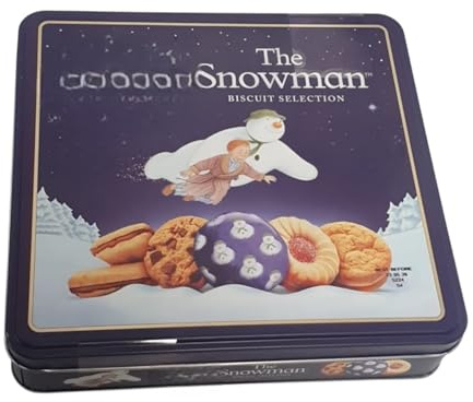 Luxury Biscuit Tin – Assorted Crunchy Cookies & Cream Filled Treats in Collectible Storage Box for Sharing, Parties, Snacks, Tea Time & Gifting