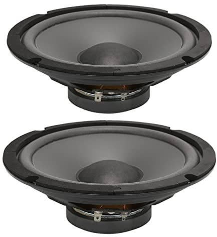 lyrlody Altoparlante per Auto, Altoparlante Coassiale per Auto da 6 Pollici 60Hz-20KHz 2 Pezzi Bassi a Gamma Completa per Veicolo