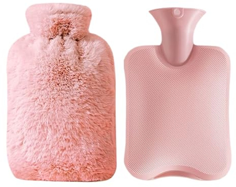 Botella De Agua Caliente Para Calambres Impermeable Reutilizable Con | Bolsa De Agua Caliente De PVC Para Compresa Fría Calambres Menstruales Adultos Niños Ancianos Invierno Hombro Cuello Pies