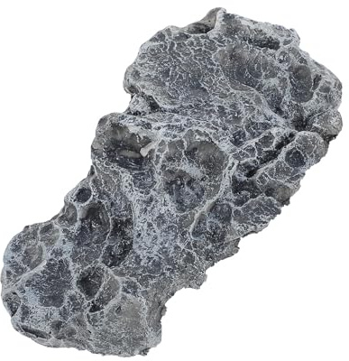 DIKACA Piattaforma per Crogiolarsi Tartarughe in Resina Effetto Pietra Simulazione Rettile Resistente all Acqua Stabile e Sicura per Acquari e Terrari Decorazione Realistica per Habitat
