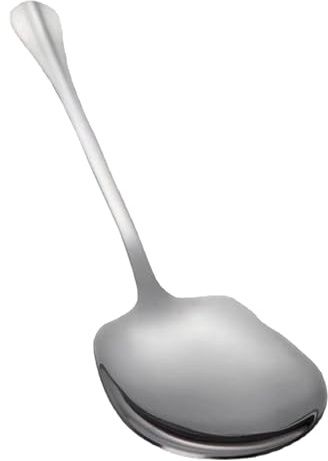 cucchiaio grande per servire - Cucchiaio grande in acciaio inossidabile, posate da cucina affidabili, utensile da portata multiuso di lunga durata | Ideale per insalata di riso, di pasta, buffe