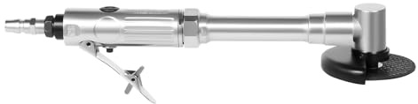 25000RPM Druckluft Winkelschleifer mit 8cm Schneidklinge 90PSI Druckluft & 4CFM Luftverbrauch Tiefenschleifer mit 180°Schutzhaube & ringförmige Abluft Stabschleifer für Metallbearbeitung Entgraten