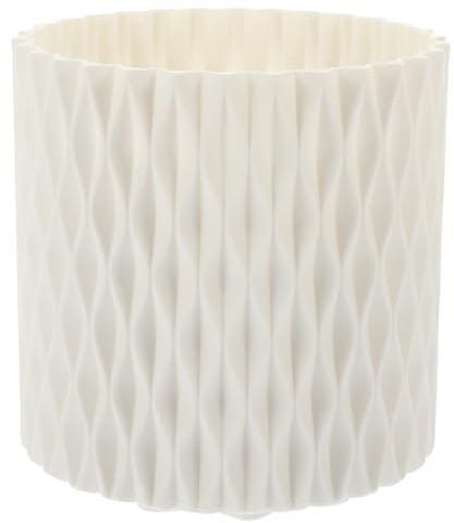 Abaodam Desktop Makeup Brush Organizer with Rotatable Brush Bucket and Compartment Design for Cosmetic and Pen Holder