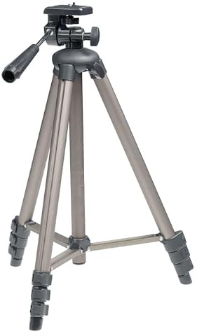 Eurosell Teleskop Stativ Tripod für Lasernivelliergerät Kreuzlinenlaser Laserwasserwaage Rotationslaser Linienlaser Kreuzlinienlaser Baustellenlaser Kreuzlaser Laser passend für Bosch Dewalt Makita