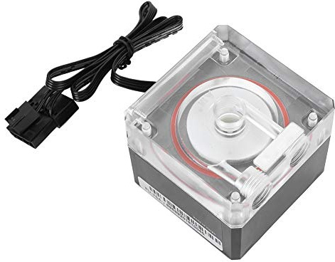 Bomba de enfriamiento de agua, PC de 800L / H Refrigeración de agua Soporte de bomba de agua mudo integrado PWM para el sistema de enfriamiento de CPU.