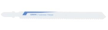 Leman - Lot de 3 lames de scie sauteuse bi-métal Lu. 110 mm pas 1,8 mm coupe droite pour inox - 7001.03 - Leman