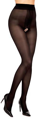 GLAMORY Ouvert 40 Strumpbyxor-svart-3XL-56-58