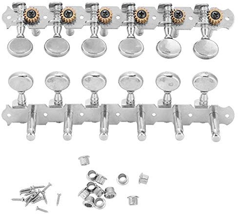 Mechanische Stimmwirbel f¨¹r Gitarre - 6+6 Zinklegierung Tuner mit Halterung, stabile und leistungsf?hige Mechanik f¨¹r 12-Saitige Gitarren, ideal f¨¹r Akustische und Elektrische Gitarren