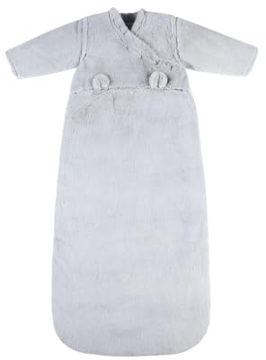 Noukie's Gigoteuse Hiver 6-24 Mois (90-110 cm) - Gigoteuse TOG 2 à 3,5 - Fermeture Zippée - Polyester/Coton - Groloudoux Gris