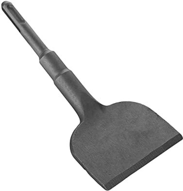 Meißel SDS Plus, 75 mm breiter SDS Plus-Schaft, Elektrohammer, Meißel, abgewinkelt, strapazierfähig, gebogen, Fliesenmeißel, Länge 165 mm, Winkel 15°, Meißel for Keramik, Bodenfliesen und gewerbliche