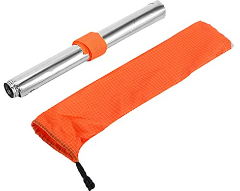 Doumneou Pare-vent en titane pur pour poêle 19 cm