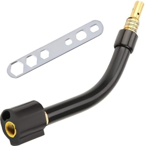 EATBALE 15AK Pistola per saldatura a collo di cigno Accessori per pistola per saldatura a collo di cigno per MB15 15AK Torcia per saldatura MIG/MAG con chiave (1 pezzo)