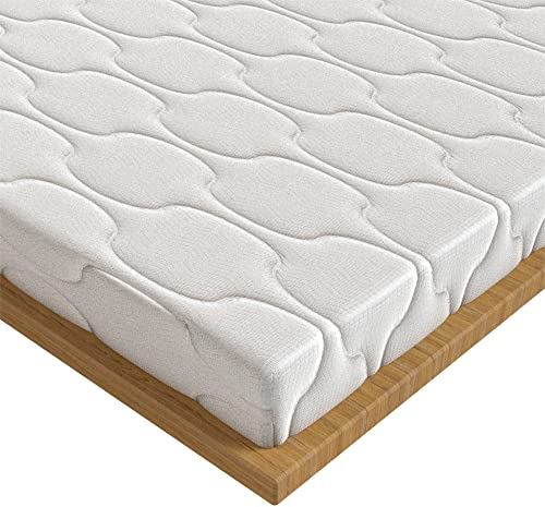 POKAR Matratzentopper Matratzen Topper Matratzenauflage Matratzenschoner für Matratze Waschbar und für Allergiker Geeignet 140 x 190 cm