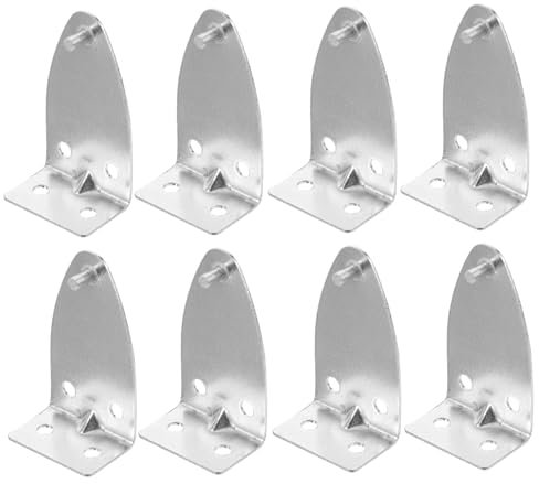 Mikikit 8pcs Venetian Blind Accessories Metal Positioning Hooks for Blinds for Curtains Cord Holder