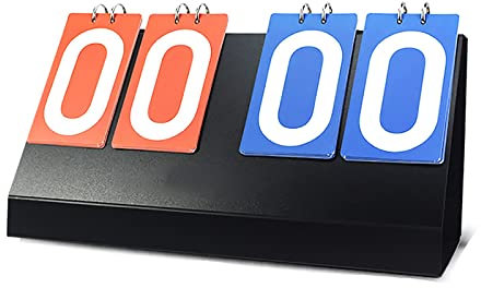 OUSIKA Flip-Anzeigetafeln, Anzeigetafel, Anzeigetafel, Marker, Billard, Anzeigetafel, Tischtennis, Anzeigetafel, Punkte, Fußball, Spielbrett, Flipper Anzeigetafeln