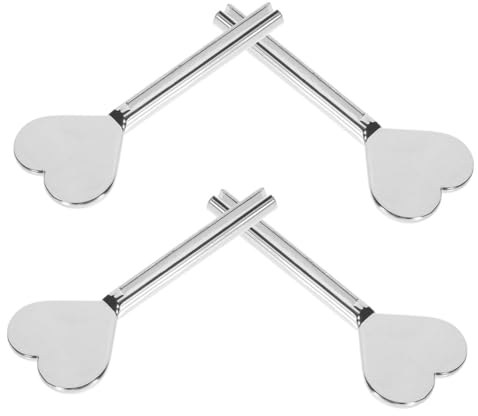 4 pezzi Tubo spremitore Tubo spremitore Strizzatori Strumento spremitore Rulli dispenser cuore Rulli tubo Dispenser Forniture for il bagno Metallo in lega di zinco Articoli da toeletta/921