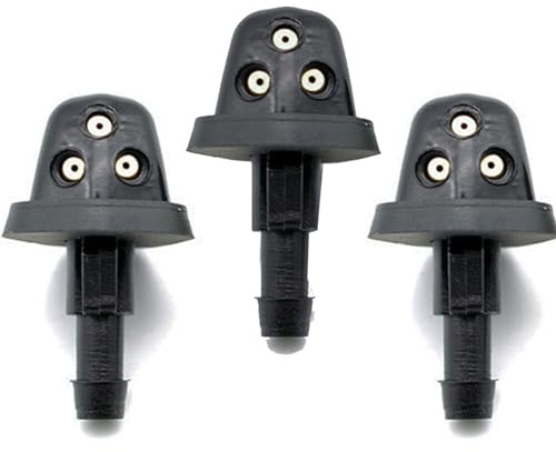 XUBOR Erick's Wiper 3-teiliges Scheibenwaschdüsen-Set for vordere und hintere Windschutzscheibe, dreifache Waschdüse, for VW, T25, T3, Vanagon, Upgrade !!! Scheibenwischerdüse