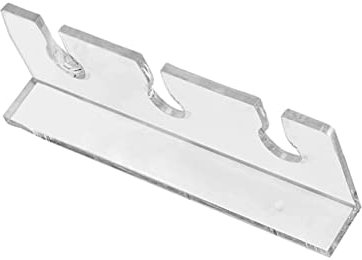 Ciieeo 1pezzi Porta Calici Da Parete Trasparente in Acrilico Oftanino Supporto Spesso Resistente Per Bicchieri Da Vino Lunghi Organizzatore Sospeso Compatto Per Cucina e Bar Design Contem