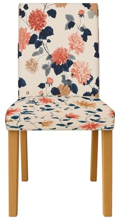 Dahlia Housse de chaise douce en élasthanne lavable pour chaises de salle à manger, cuisine, bureau, conférence
